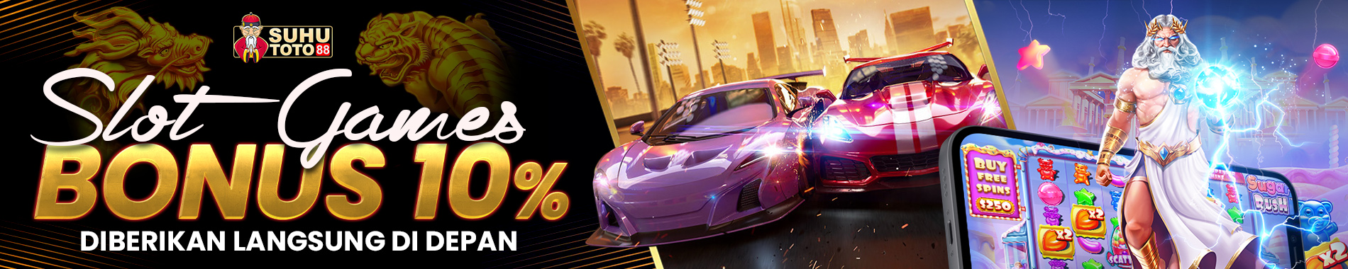 Slot Games Bonus 10%